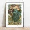 Alphonse Mucha Art Nouveau Poster: Harmony of Nature Giclée Print