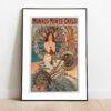 Alphonse Mucha Art Nouveau 'Monaco Monte Carlo' Poster | Unique Wall Art Gift for Her & Friends