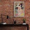 Alphonse Mucha Art Nouveau 'Ephemeral Elegance' Poster | Unique Wall Art Gift for Her & Friends