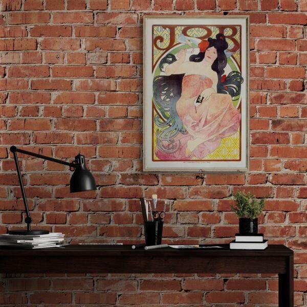 Alphonse Mucha Art Nouveau 'Ephemeral Elegance' Poster | Unique Wall Art Gift for Her & Friends