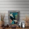Silent Ballet in the Ocean Depths | Modern Abstract Wall Decor | Contemporary Art