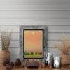 Twilight Whisper in the Enchanted Forest | Serene Nature Landscape Poster | Floral Wall Art | Contemporary Abstract Wall Decor