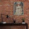 Alphonse Mucha Art Nouveau 'F. Champenois' Poster | Unique Wall Art Gift for Her & Friends