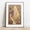 Alphonse Mucha Art Nouveau 'Job' Poster | Unique Wall Art Gift for Her & Friends