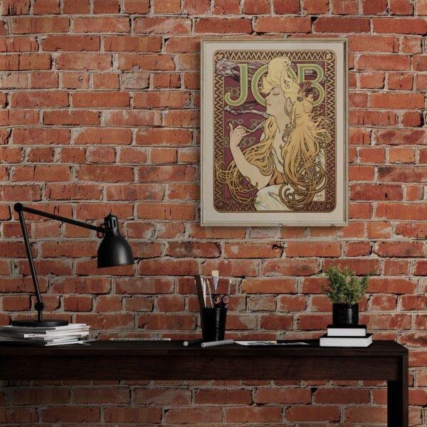 Alphonse Mucha Art Nouveau 'Job' Poster | Unique Wall Art Gift for Her & Friends