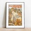 Alphonse Mucha Art Nouveau 'Cycles Perfecta' Poster | Unique Wall Art Gift for Her & Friends