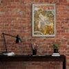 Alphonse Mucha Art Nouveau 'Cycles Perfecta' Poster | Unique Wall Art Gift for Her & Friends