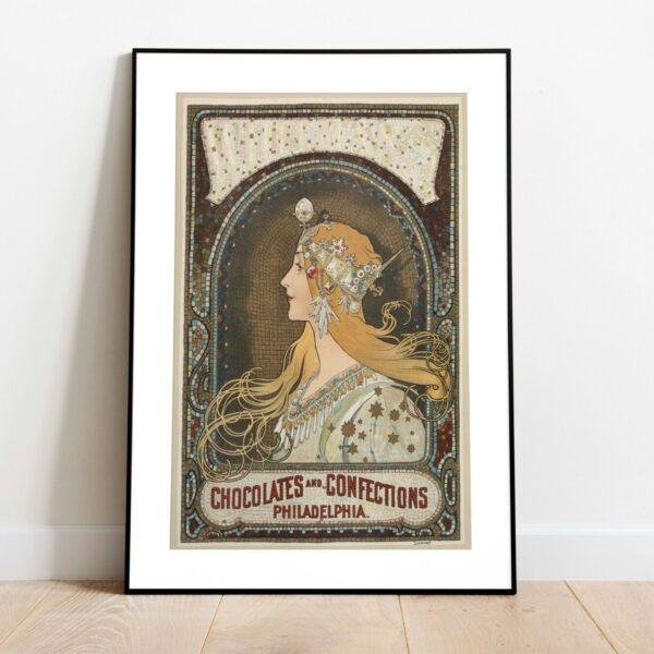 Alphonse Mucha Art Nouveau 'Zodiac' Poster | Unique Wall Art Gift for Her & Friends