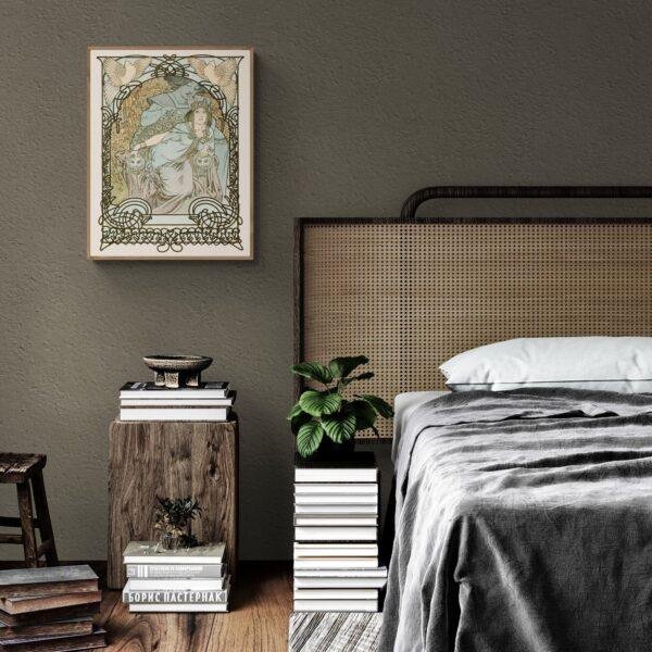 Alphonse Mucha Art Nouveau 'Ilsee, Princesse de Tripoli' Poster | Unique Wall Art Gift for Her & Friends