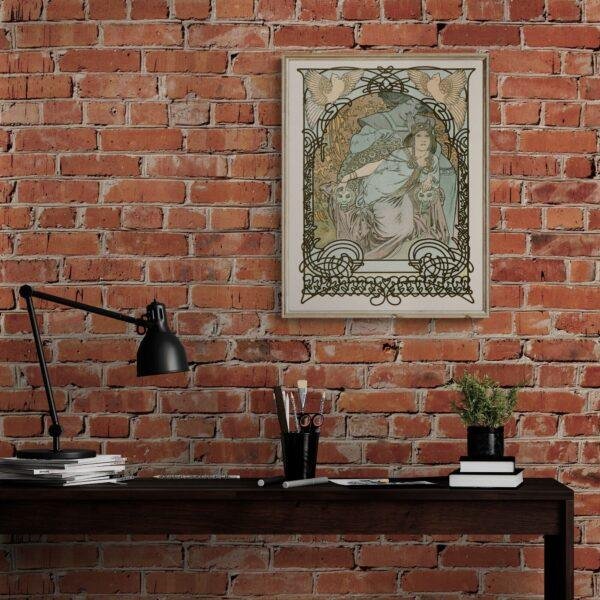 Alphonse Mucha Art Nouveau 'Ilsee, Princesse de Tripoli' Poster | Unique Wall Art Gift for Her & Friends
