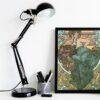 Alphonse Mucha Art Nouveau Poster: Harmony of Nature Giclée Print