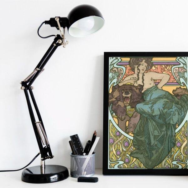 Alphonse Mucha Art Nouveau Poster: Harmony of Nature Giclée Print