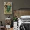 Alphonse Mucha Art Nouveau Poster: Harmony of Nature Giclée Print