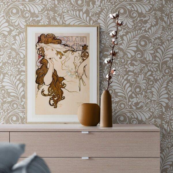 Alphonse Mucha Art Nouveau Poster | 'Salon des Cent' Giclée Print