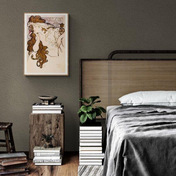 Alphonse Mucha Art Nouveau Poster | 'Salon des Cent' Giclée Print