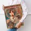 Alphonse Mucha Art Nouveau 'Monaco Monte Carlo' Poster | Unique Wall Art Gift for Her & Friends