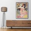 Alphonse Mucha Art Nouveau 'Ephemeral Elegance' Poster | Unique Wall Art Gift for Her & Friends