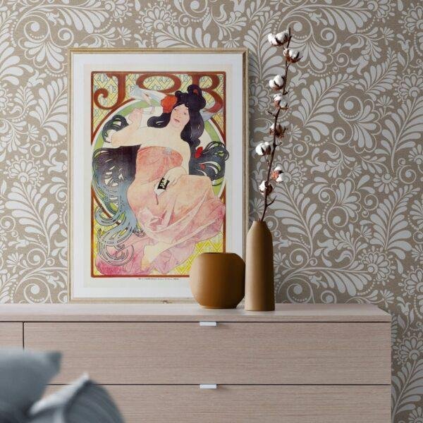 Alphonse Mucha Art Nouveau 'Ephemeral Elegance' Poster | Unique Wall Art Gift for Her & Friends