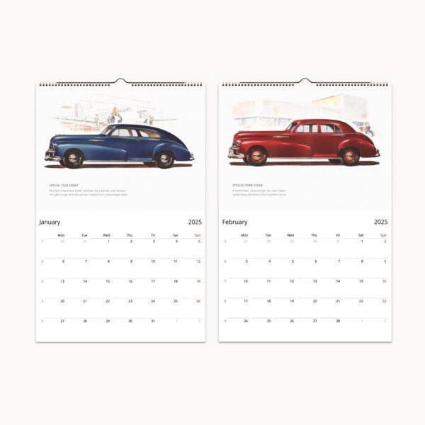 Oldsmobile Legacy: Cruise Into Nostalgia with Our Vintage Wall Calendar – Get Yours and Cherish the Classics!