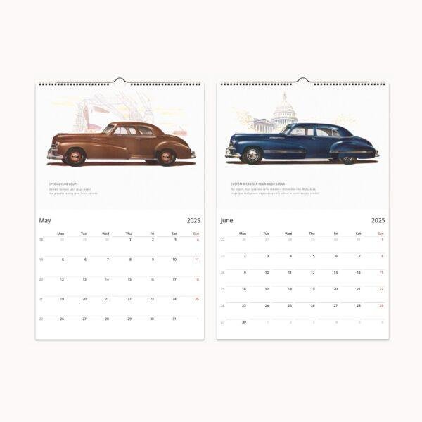 Oldsmobile Legacy: Cruise Into Nostalgia with Our Vintage Wall Calendar – Get Yours and Cherish the Classics!
