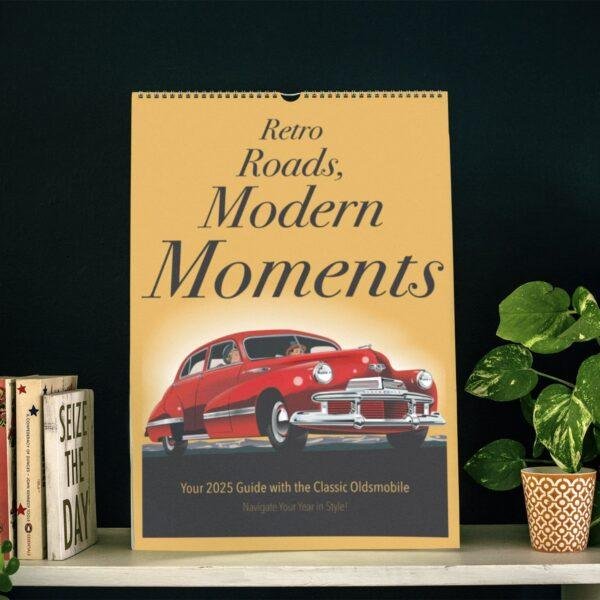 Oldsmobile Legacy: Cruise Into Nostalgia with Our Vintage Wall Calendar – Get Yours and Cherish the Classics!