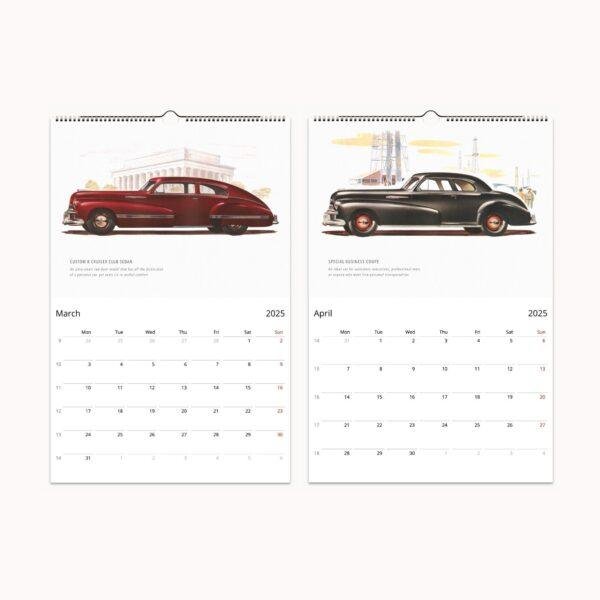 Oldsmobile Legacy: Cruise Into Nostalgia with Our Vintage Wall Calendar – Get Yours and Cherish the Classics!