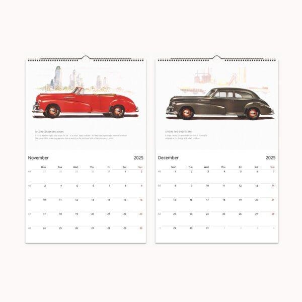 Oldsmobile Legacy: Cruise Into Nostalgia with Our Vintage Wall Calendar – Get Yours and Cherish the Classics!