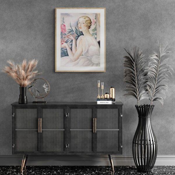 Gerda Wegener: "Woman By The Windowsill", Danish painter, Equal Rights, Matte Poster
