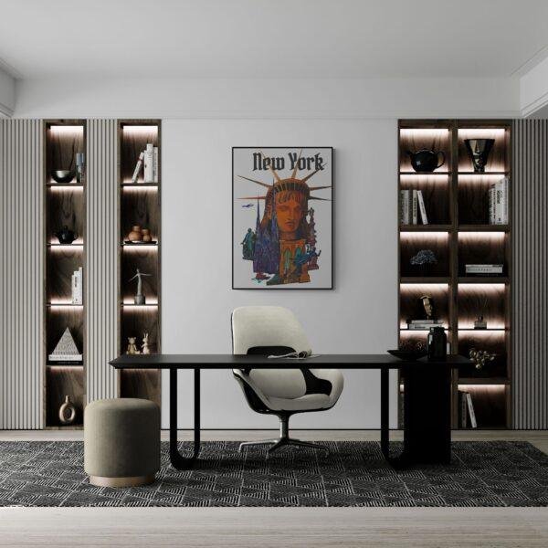 New York Travel Poster: Vintage "I Love NY" Art Print