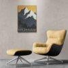 Retro Montana Travel Poster: Yellowstone National Park Art Print