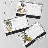 Maria Sibylla Merian Desk Calendar, Spiral-Bound Monthly Organizer, Artistic Gift for Teachers and Historians