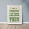 Enormous Sorting Them: Vintage Wood Type Poster, Authentic Typographic Design, Found poetry for Bookworm, Unique Housewarming Gift