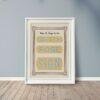 Vintage Wood Type Poster: Match Rose Sign, Typographic Art Print