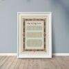 Vintage Wood Type Print: Recount Humor Rude, Typographic Design