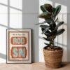 Vintage Wood Type Poster: Chromatic Typographic Art Print