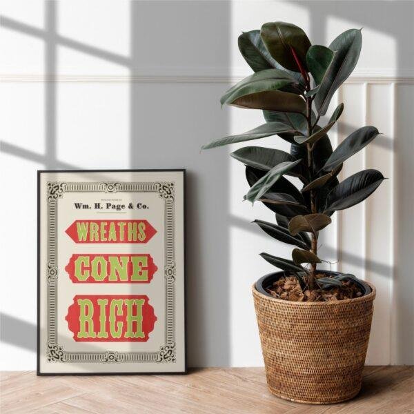 Vintage Wood Type Poster: Chromatic Typographic Print