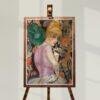Gerda Wegener: "Lili Elbe with feather fan", Danish painter, Equal Rights, Matte Poster