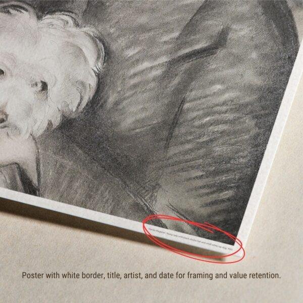 Gerda Wegener: "Lady and her Dog", Danish painter, Equal Rights, Matte Poster