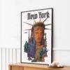 New York Travel Poster: Vintage "I Love NY" Art Print