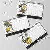 Maria Sibylla Merian Desk Calendar, Spiral-Bound Monthly Organizer, Artistic Gift for Teachers and Historians