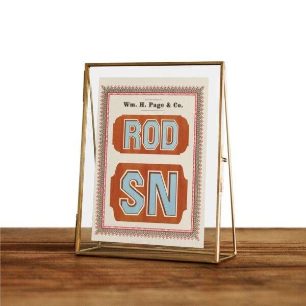 Vintage Wood Type Poster: Chromatic Typographic Art Print