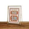 Vintage Wood Type Poster: Chromatic Typographic Art Print