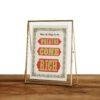 Vintage Wood Type Poster: Chromatic Typographic Print