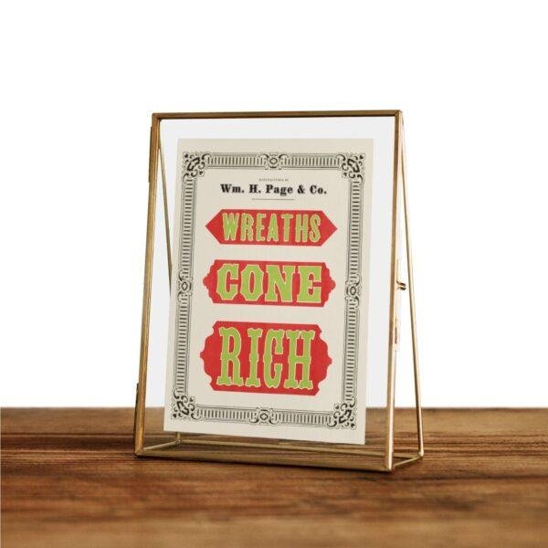 Vintage Wood Type Poster: Chromatic Typographic Print