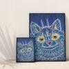 Louis Wain Cat Print: Whimsical Feline Art on Matte Paper