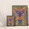 Louis Wain Cat Poster – Vintage Psychedelic Artwork, Home Sweet Home Cat Decor, Anthropomorphic Art Print, Collector Gift