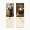 Vintage Americana Wall Calendar - John George Brown Art, Classic 19th-Century Street Scenes, Elegant Gift for Art Lovers