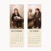 Vintage Americana Wall Calendar - John George Brown Art, Classic 19th-Century Street Scenes, Elegant Gift for Art Lovers