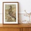 Theo van Hoytema - Dutch Artist, Duck with Ducklings, Smooth Matte Art Print