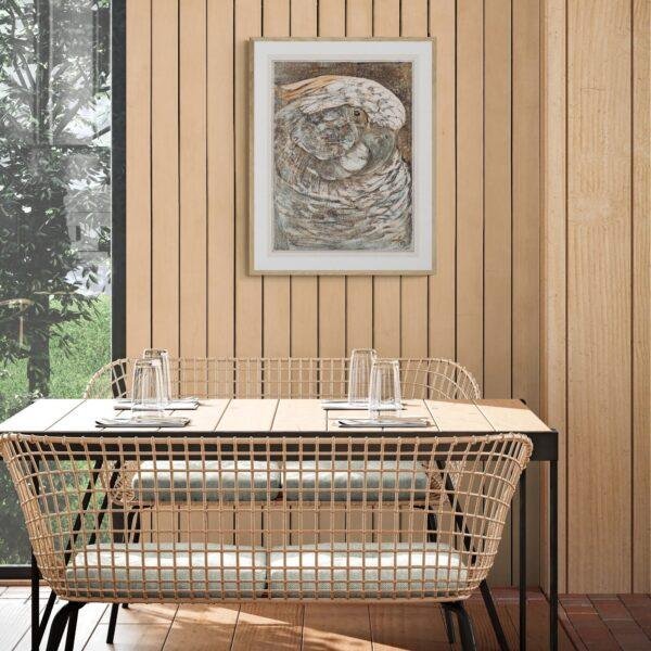 Theo van Hoytema - Dutch Artist, Head of a Parrot, Smooth Matte Art Print